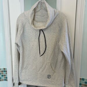 Born Primitive Light Gray Cowl Neck Sweatshirt